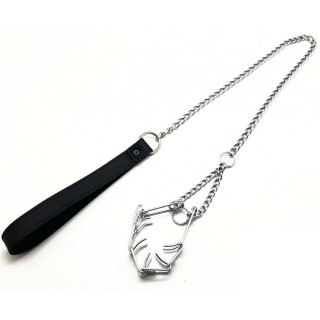 Laisse avec collier crochets pour pénis