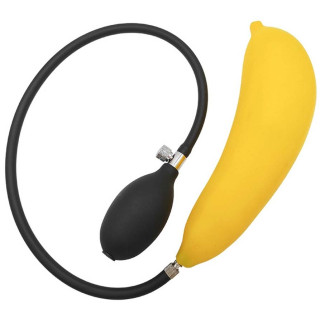 Gode gonflable banane 18xØ4cm gonflé