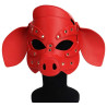 Cagoule tête de cochon Pig Grox rouge