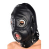 Cagoule BDSM avec baillon Full Hood noire 3/4