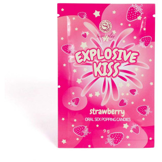 Explosive Kiss sucre crépitant fraise 9g