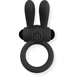 RabbitRing - Anneau Vibrant lapin noir