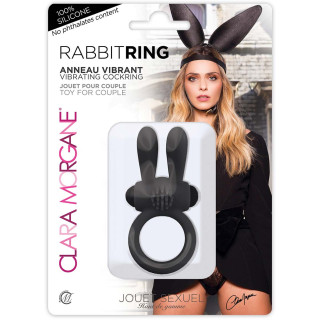 RabbitRing - Anneau Vibrant lapin noir emballage