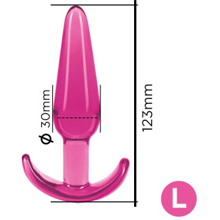 Perfect plug anal jelly rose L dimensions