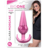 BigOne plug anal jelly rose XL dans son emballage