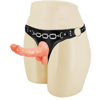 Gode ceinture Passionate 15,7cm porté