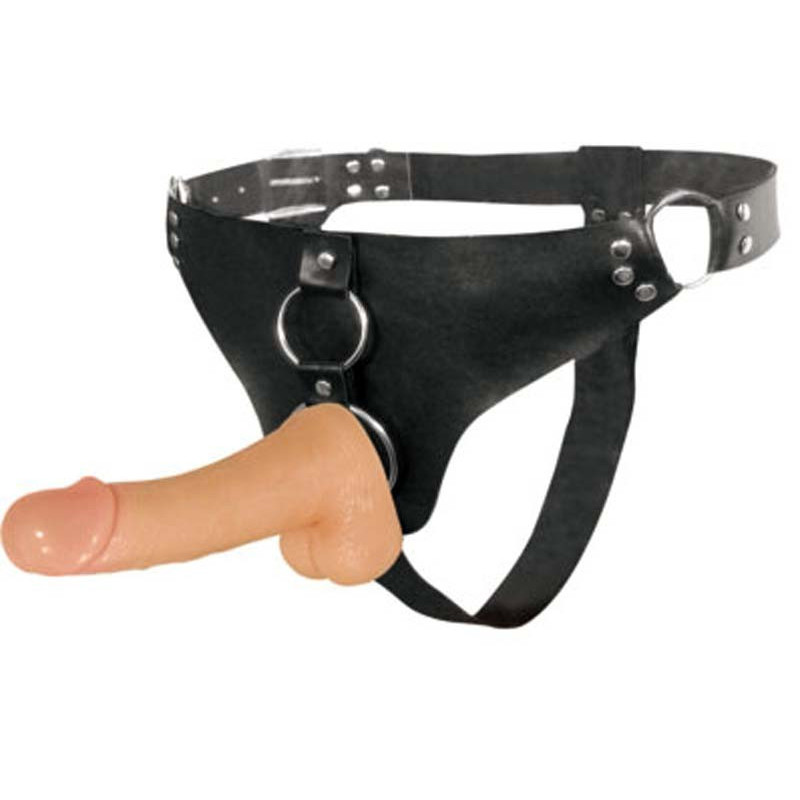 Gode ceinture dildo cyberskin 15cm