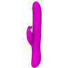 Vibromasseur rabbit Byron USB 25cm de profil
