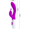 Vibro Hyman 20xØ3cm violet dimensions