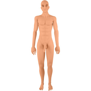 Poupée homme ultraréaliste Justin nu de face