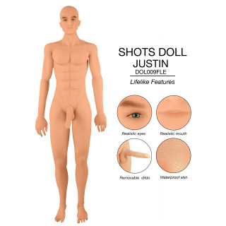 Poupée homme ultraréaliste Justin focus avantages