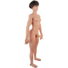 Poupée homme ultraréaliste Jimmy nu de profil