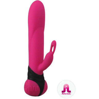 Vibro Bonnie & Clyde rotatif ondulation fuchsia 22,6cm