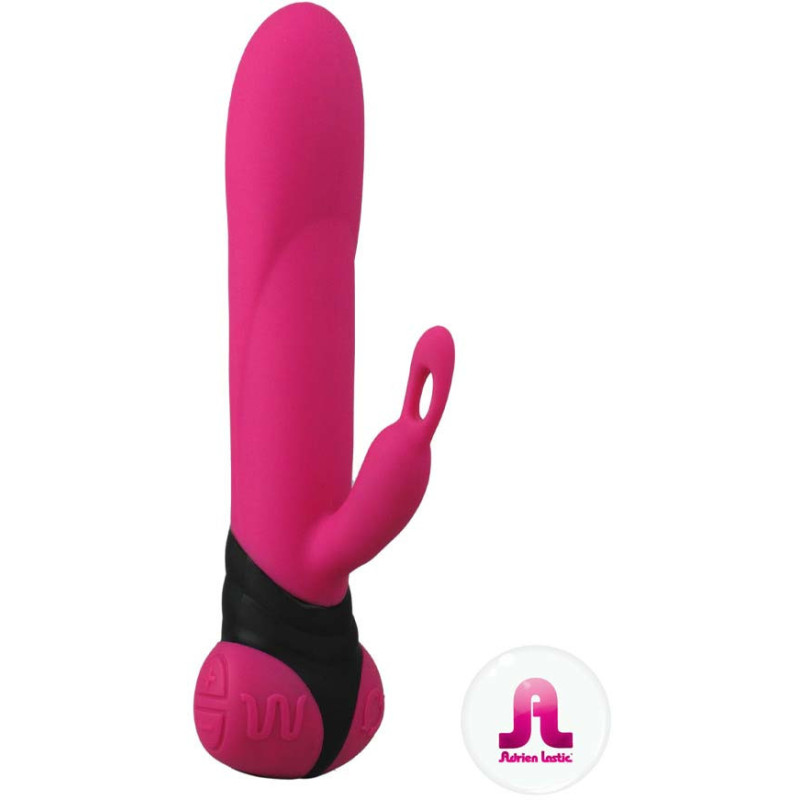 Vibro Bonnie & Clyde rotatif ondulation fuchsia 22,6cm