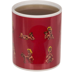 Mug positions sexuelles Comic Stripper plein