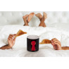 Mug positions sexuelles Comic Stripper vide avec serrure