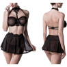 Ensemble 3 pièces érotique S-M