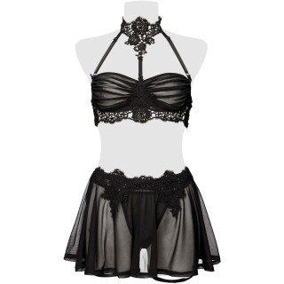 Ensemble 3 pièces érotique XXL-XXXL sans mannequin de face