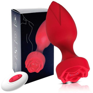 Plug vibrant Rosy Bello 8xØ3,5cm rouge