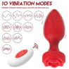 Plug vibrant Rosy Bello 8xØ3,5cm rouge mode de vibrations