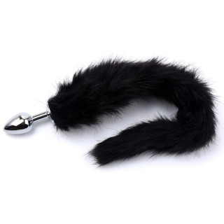 Plug queue de renard Fox 6xØ2,7cm noir