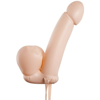 Pénis géant gonflable 69cm posé de face