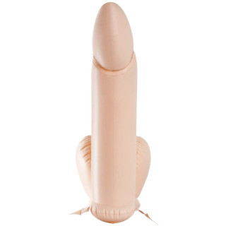 Pénis géant gonflable 69cm posé de profil