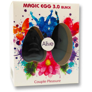 Oeuf vibrant Magic Egg 3.0 noir emballage