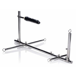 Armature métal DOGGY STYLE avec gode sans les menottes