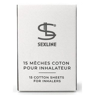 Recharge 15 mèches coton pour inhalateur boîte