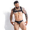 C4M harnais Hero Black S-M porté