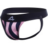 C4M Jockstrap Stripe rose L avant