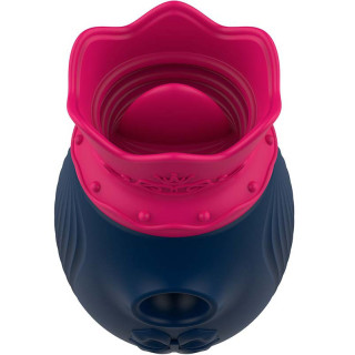 Stimulateur de clitoris Clit King Bleu marine de dessus
