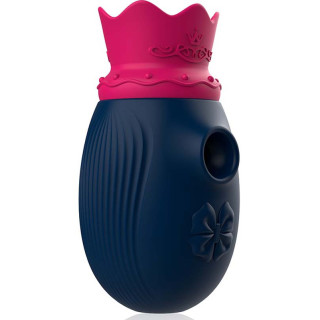 Stimulateur de clitoris Clit King Bleu marine vue 3/4