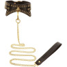 Collier et Laisse Studded Vogue noir