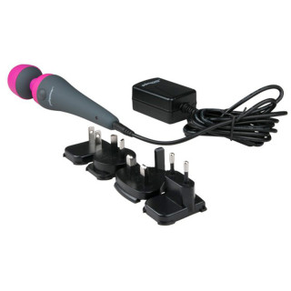 Masseur PalmPower tête interchangeable et son transformateur universel