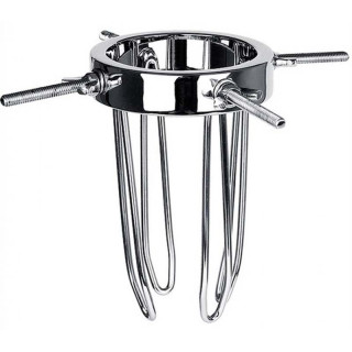 Spéculum anal métal Long Pipe 11,5cm pour jeux uro