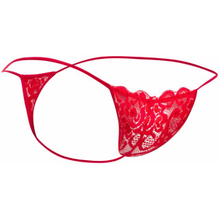 String dentelle LACE rouge L-XL sans mannequin