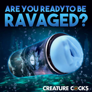 Masturbateur Creature Pussidon Bleu affiche
