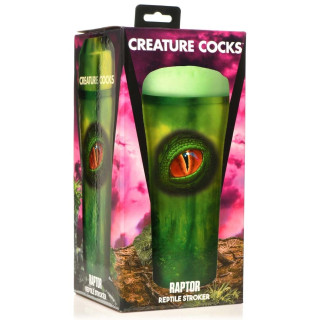 Masturbateur Creature Raptor vert emballage