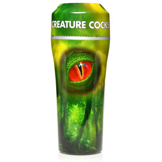 Masturbateur Creature Raptor vert fermé