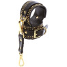 Menottes de chevilles Studded Vogue noires chics et raffinées