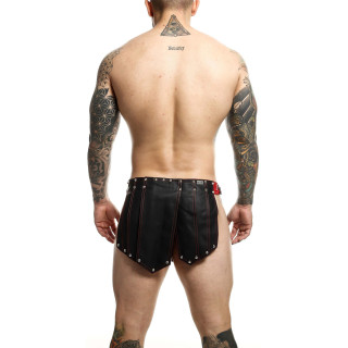 Jupe homme SM Roman Skirt noir-rouge vue de derrière