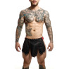 Jupe homme SM Roman Skirt noir-rouge de face
