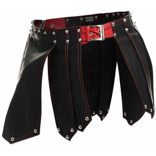 Jupe homme SM Roman Skirt noir-rouge ultra sexy
