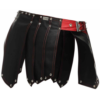 Jupe homme SM Roman Skirt noir-rouge sans mannequin