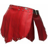 Jupe homme SM Roman Skirt rouge-noire vue de derrière sans mannequin