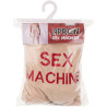 Tablier "Sex Machine" avec pénis en peluche dans son emballage