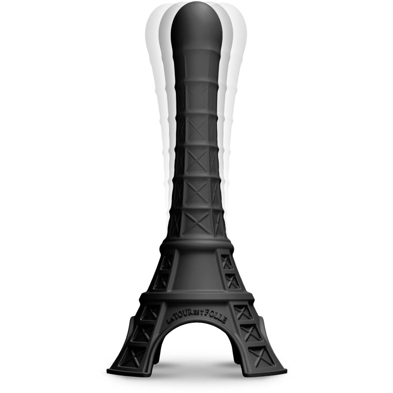 La tour est FOLLE vibro 22cm noir