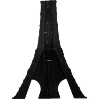 La tour est FOLLE vibro 22cm noir vue de coupe